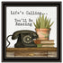 Set Of Three Make the Most of Yourself Black Framed Wall Art