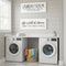 Set Of Two Life is Full of Choices! Laundry Today or Naked Tomorrow! White Framed Laundry Wall Art