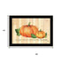 Set Of Two Happy Fall-October Pumpkins Distressed Black Framed Wall Art