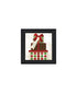 Set Of Three It's Christmas Time! Black Framed Wall Art