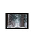 Set Of Two Winter Wonderland Black Framed Wall Art
