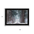 Set Of Two Winter Wonderland Black Framed Wall Art