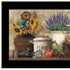 Set Of Three Antique Kitchen with Sugar And Spice Black Framed Kitchen Wall Art