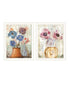 Set Of Two Floral Dreams White Framed Wall Art