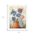Set Of Two Floral Dreams White Framed Wall Art