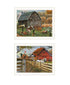 Set Of Two Feed And Seed White Framed Wall Art