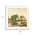 Set Of Two Country Pond And Farmhouse White Framed Wall Art