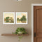 Set Of Two Country Pond And Farmhouse White Framed Wall Art