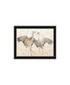 Set Of Two Sandhill Cranes Black Framed Wall Art