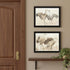 Set Of Two Sandhill Cranes Black Framed Wall Art
