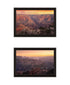 Set Of Two Colors of the Grand Canyon Black Framed Wall Art