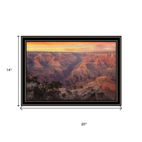 Set Of Two Colors of the Grand Canyon Black Framed Wall Art