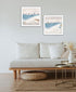 Set Of Two Sail Away With ME White Framed Wall Art