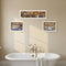 Set Of Three Rest And Relax with a Lavender Bath White Framed Bathroom Wall Art