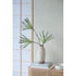 11" Ivory And Brown Round Ceramic Table Vase