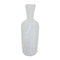 12" Opal Swirl Art Glass Cylinder Table Vase