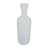 12" Opal Swirl Art Glass Cylinder Table Vase