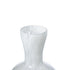 12" Opal Swirl Art Glass Cylinder Table Vase