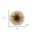 6" Gold Iron Urchin Decorative Orb Tabletop Sculpture