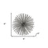 6" Silver Iron Decorative Urchin Spiky Sphere Tabletop Sculpture