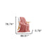 79" X 87" Pink Flannel Knitted Throw Blanket