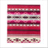 Ultra Soft Cream Navy Blue And Pink Southwest Handmade Throw Blanket