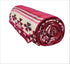 Ultra Soft Cream Navy Blue And Pink Southwest Handmade Throw Blanket