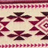 Ultra Soft Cream Navy Blue And Pink Southwest Handmade Throw Blanket