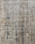 8' X 10' Blue Abstract Hand Knotted Area Rug
