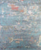8' X 10' Blue Abstract Hand Knotted Area Rug
