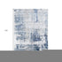 8' X 10' Blue Abstract Hand Knotted Area Rug