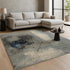 8' X 10' Blue Abstract Hand Knotted Area Rug