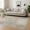 8' X 10' Beige Abstract Hand Knotted Area Rug
