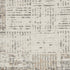 8' X 11' Ivory and Gray Abstract Area Rug