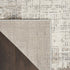 8' X 11' Ivory and Gray Abstract Area Rug