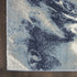 8' X 10' Blue Abstract Power Loom Area Rug