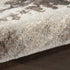 8' Tan Abstract Power Loom Runner Rug