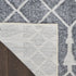 8' X 10' Blue Geometric Area Rug