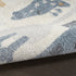 8' X 10' Ivory Animal Print Area Rug
