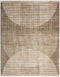 8' X 10' Brown Geometric Area Rug