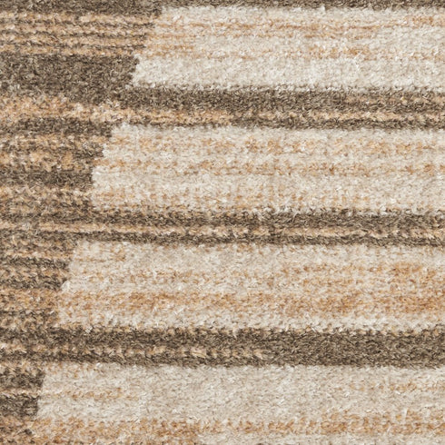 8' X 10' Brown Geometric Area Rug