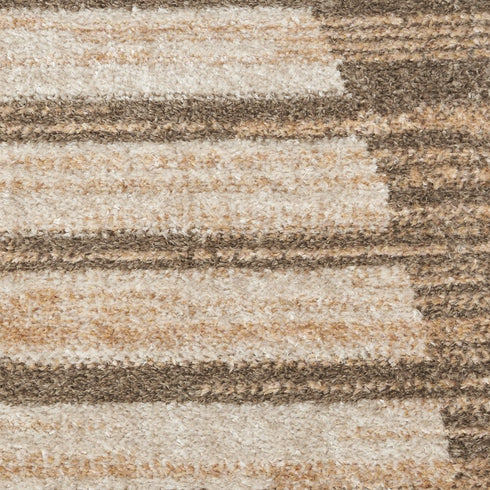 8' X 10' Brown Geometric Area Rug