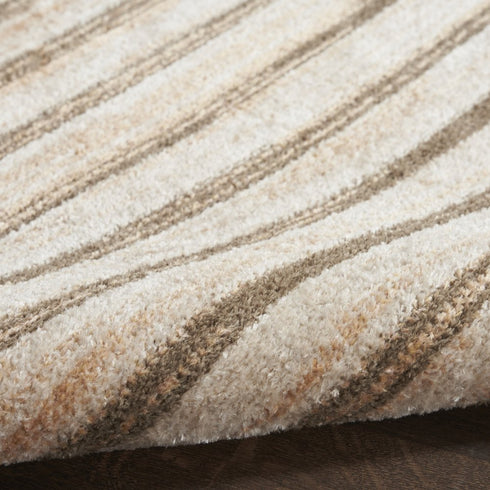 8' X 10' Brown Geometric Area Rug