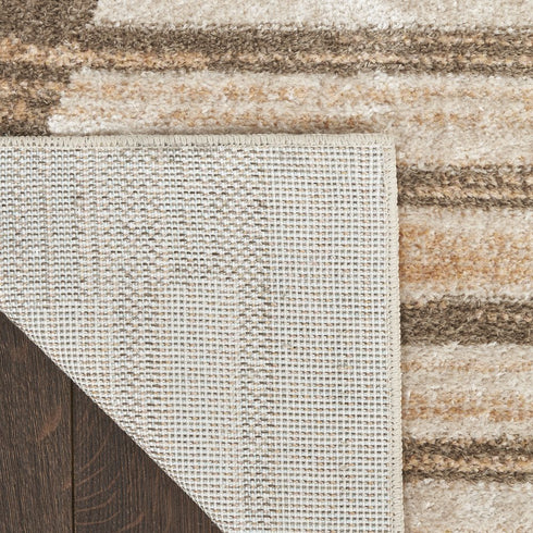 8' X 10' Brown Geometric Area Rug