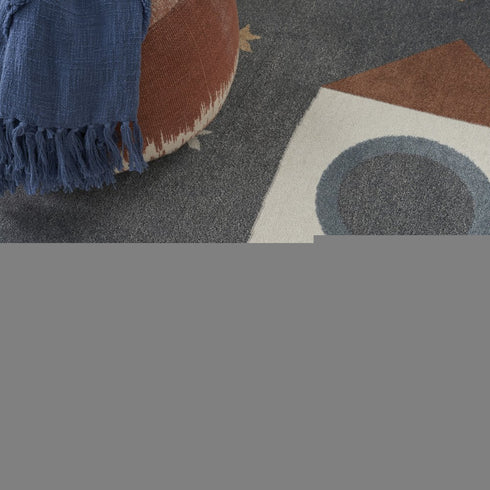 8' X 10' Blue Area Rug