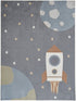 8' X 10' Blue Area Rug