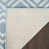 8' X 10' Blue Geometric Area Rug