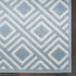 8' X 10' Blue Geometric Area Rug