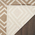 8' X 10' Brown Geometric Area Rug