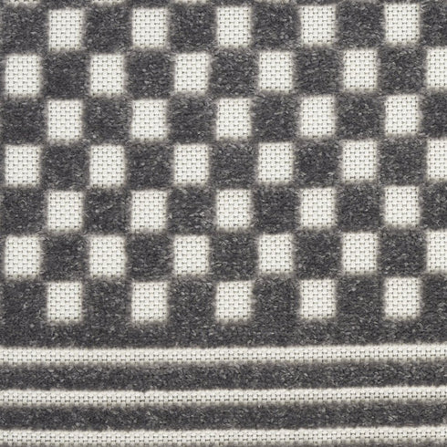 8' X 10' Gray Geometric Area Rug